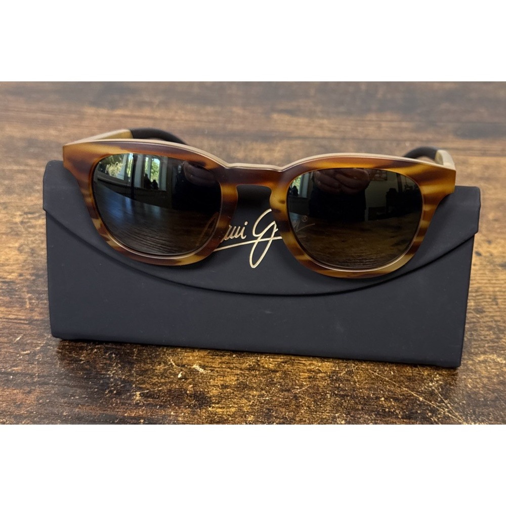Maui Jim Koko Head STG-BG Polarized Sunglasses MJ737-10M Tortoise +1.75 Readers